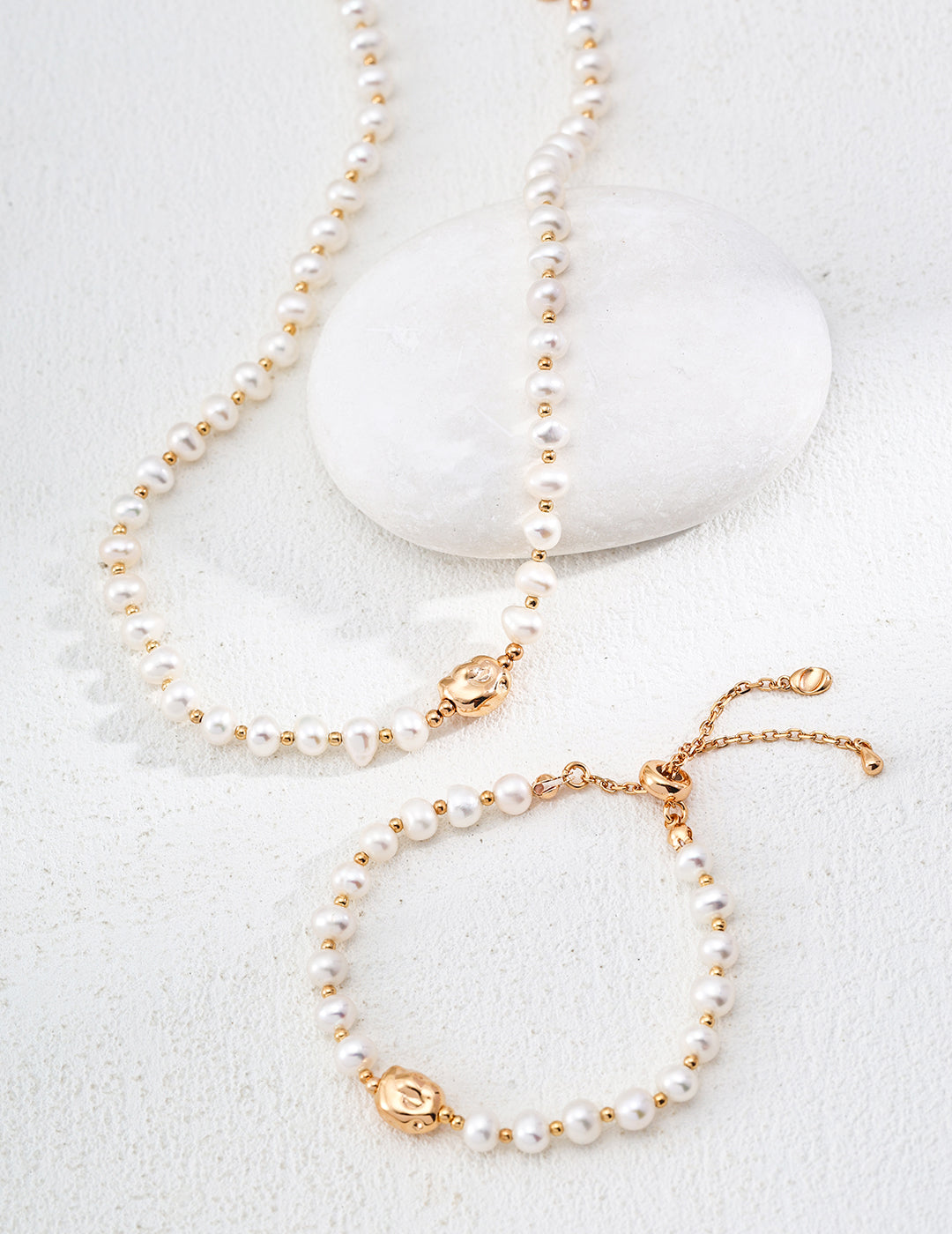 925 Sterling Silver Natural Pearl Bracelet, product view 9