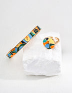 925 Sterling Silver Drip Glaze Bangle, product view 9