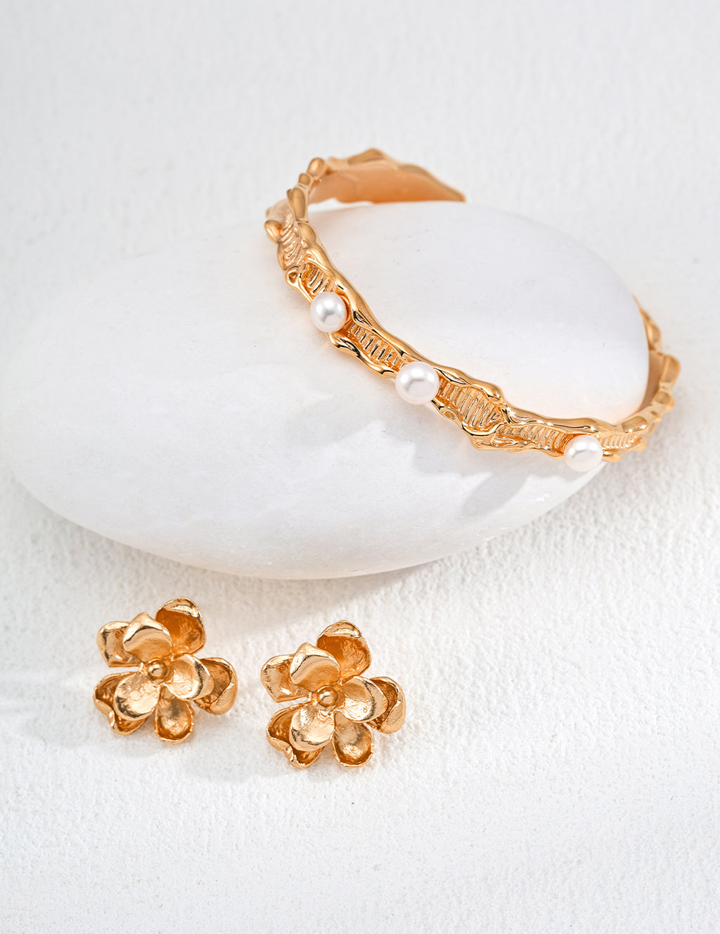 Floral 925 Sterling Silver Earrings, product view 8