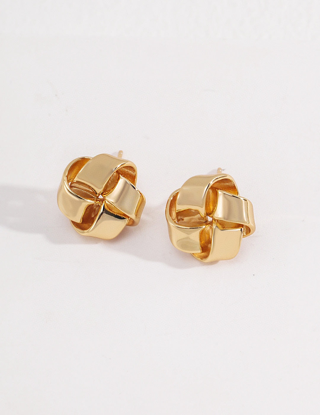 925 Sterling Silver Earrings - Vintage Gold