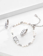 925 sterling silver bracelet worn on model