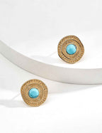 925 sterling silver stud earrings, view 5