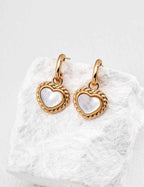 925 sterling silver earrings in vintage gold