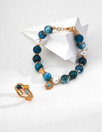 Close-up of 925 sterling silver bracelet
