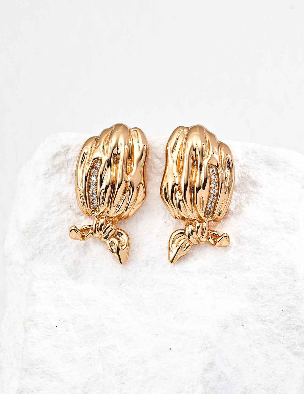925 sterling silver earrings in vintage gold