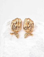 925 sterling silver earrings in vintage gold