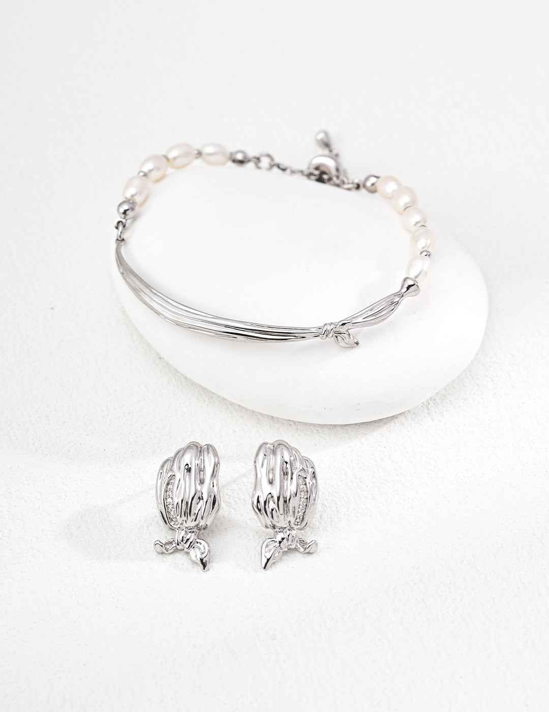 925 sterling silver bracelet, side view