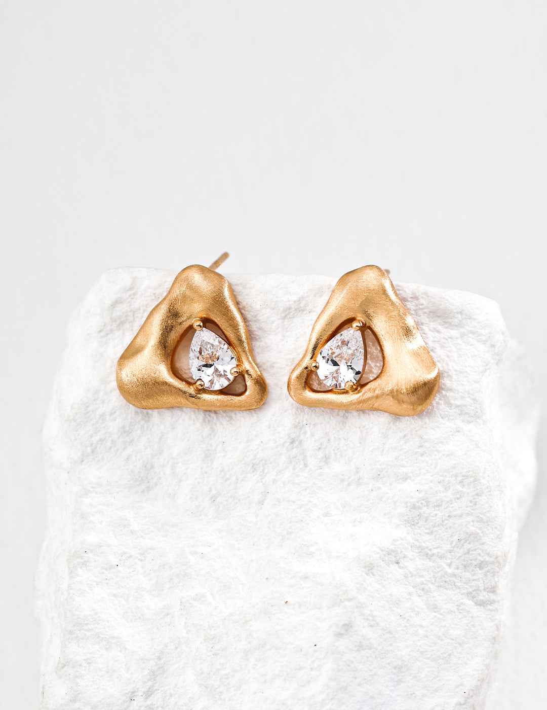 925 sterling silver earrings in earrings / brushed