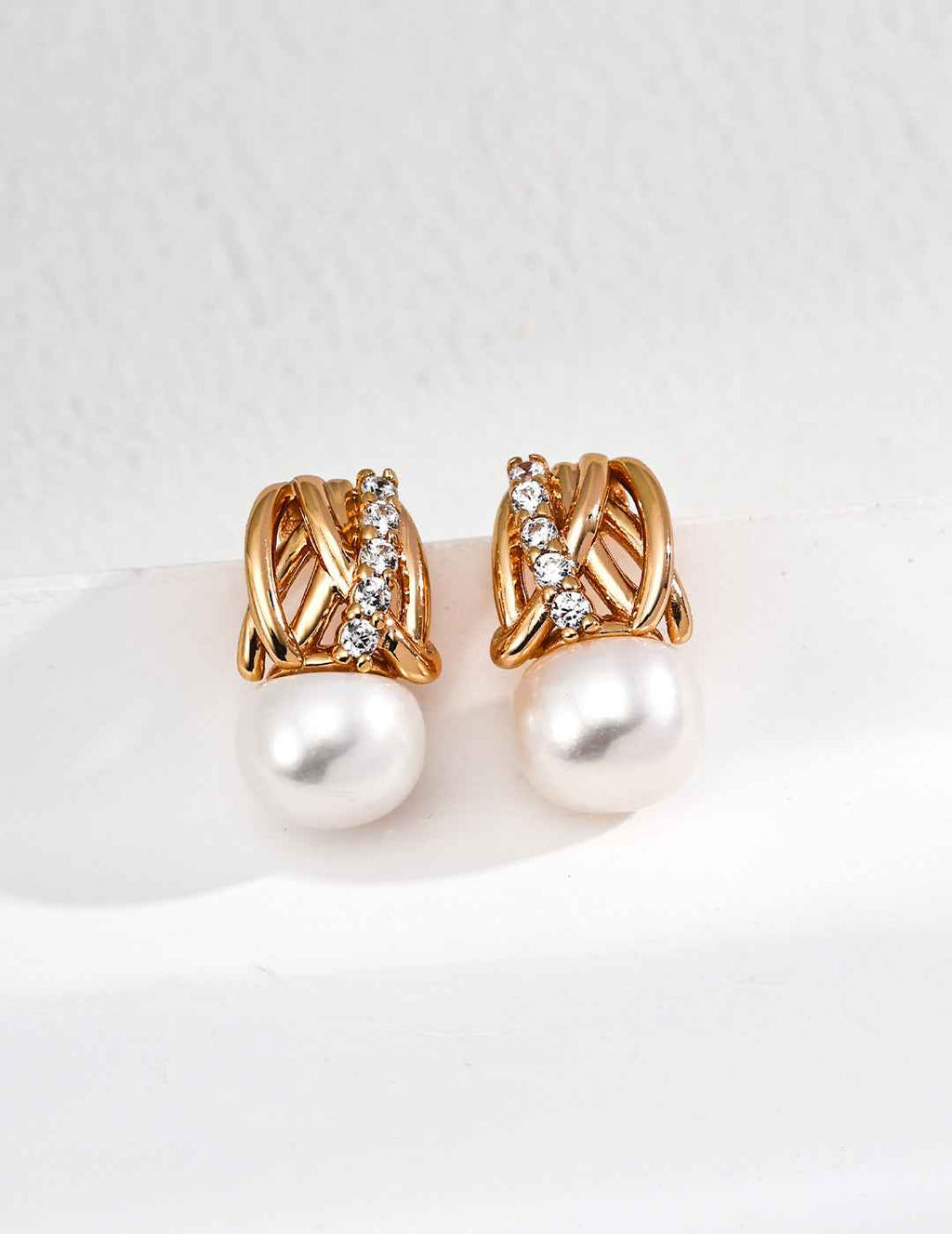 925 sterling silver earrings in vintage gold