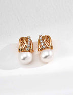 925 sterling silver earrings in vintage gold