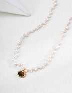 925 sterling silver pendant necklace, front view