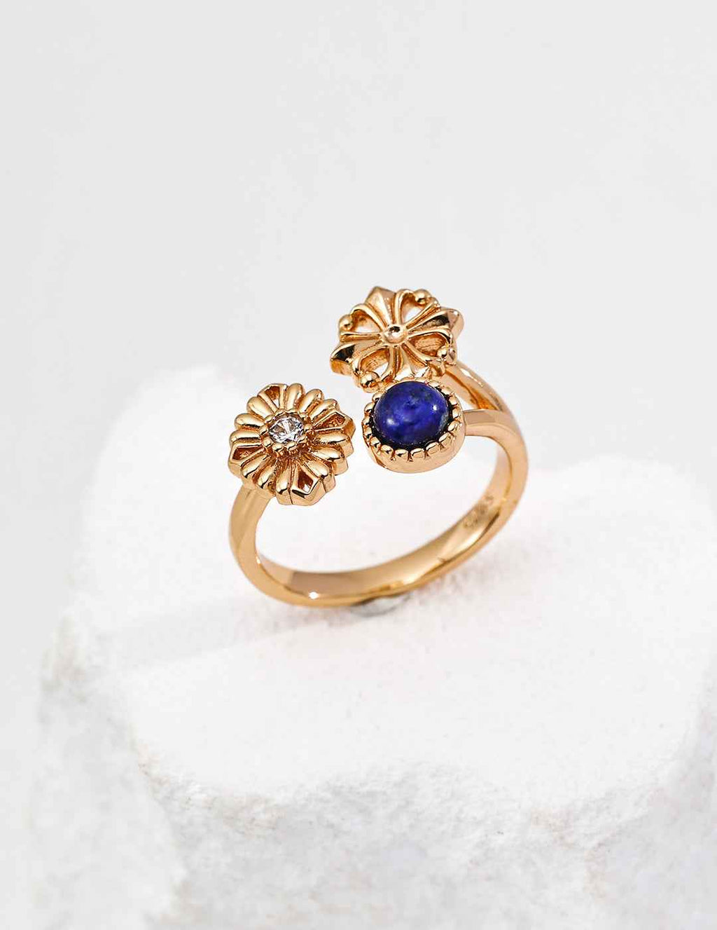 925 sterling silver ring, front view