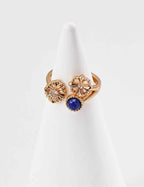 925 sterling silver ring worn on model
