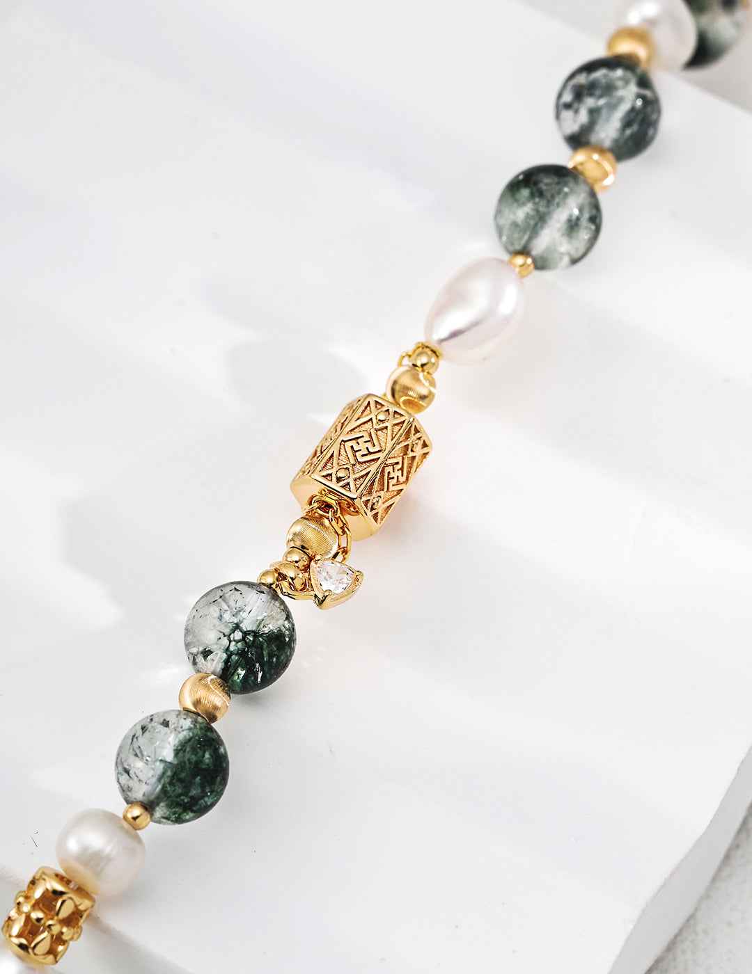 Close-up of 925 sterling silver bracelet