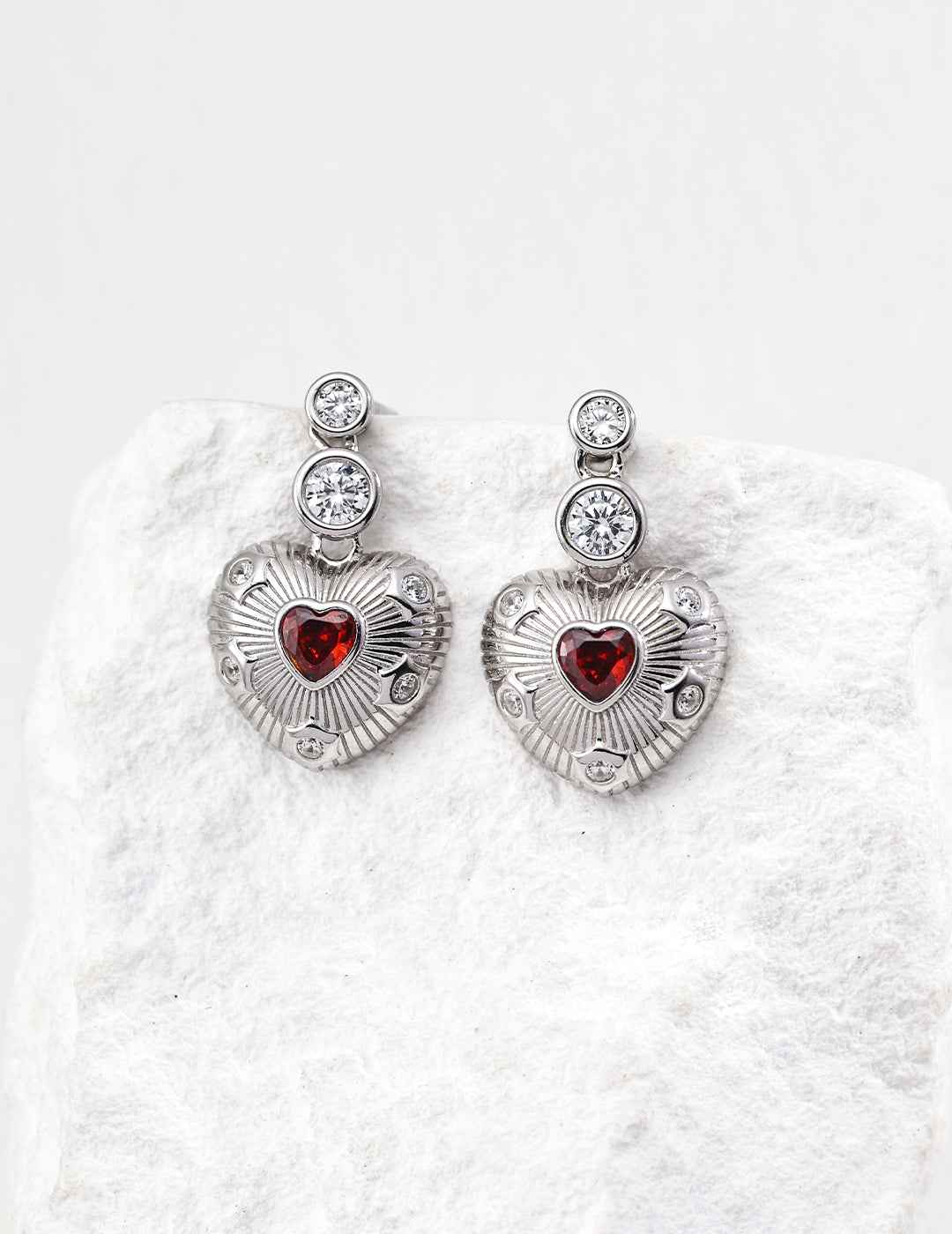 925 sterling silver drop earrings in silver