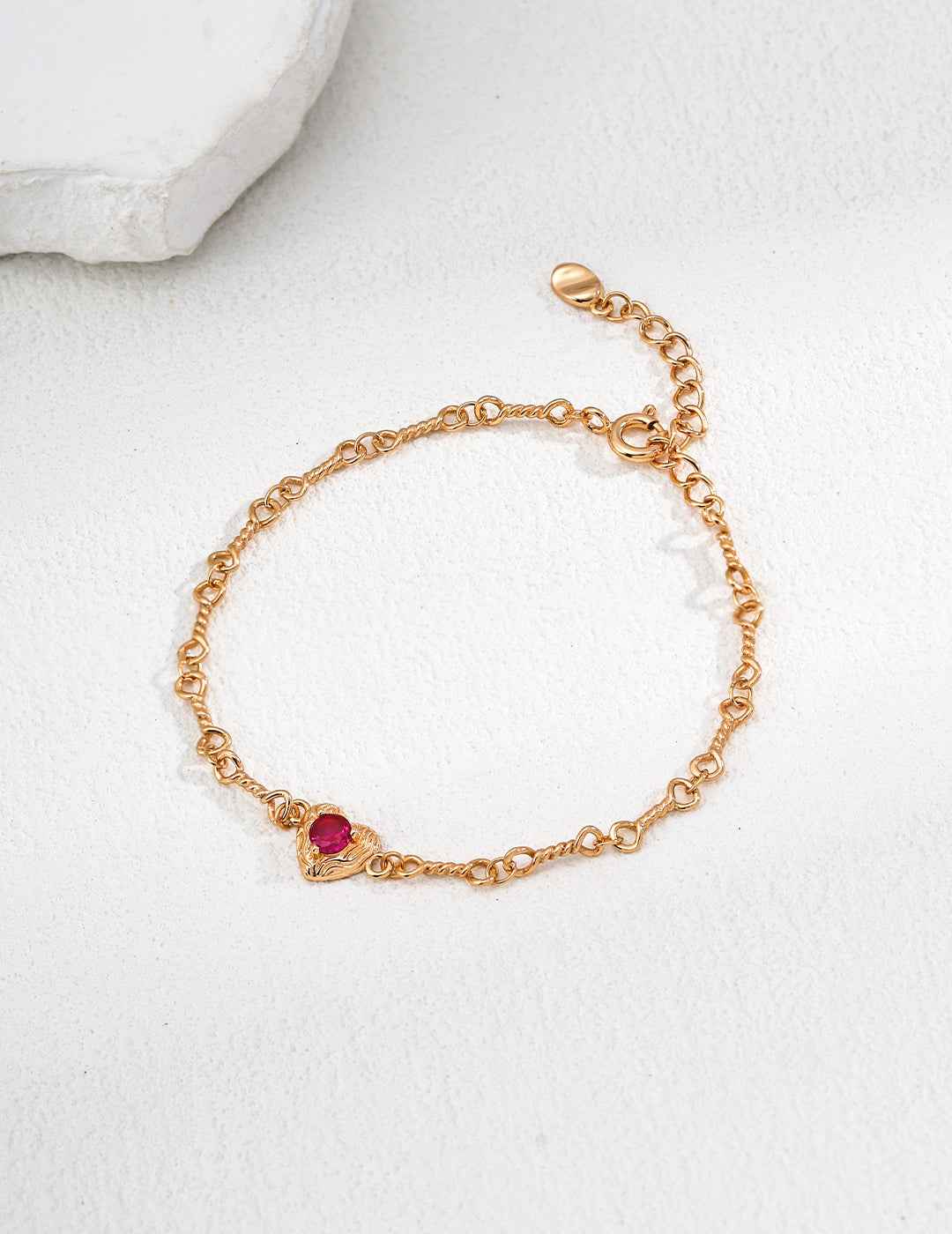 925 sterling silver bracelet in vintage gold