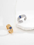 925 sterling silver ring, front view