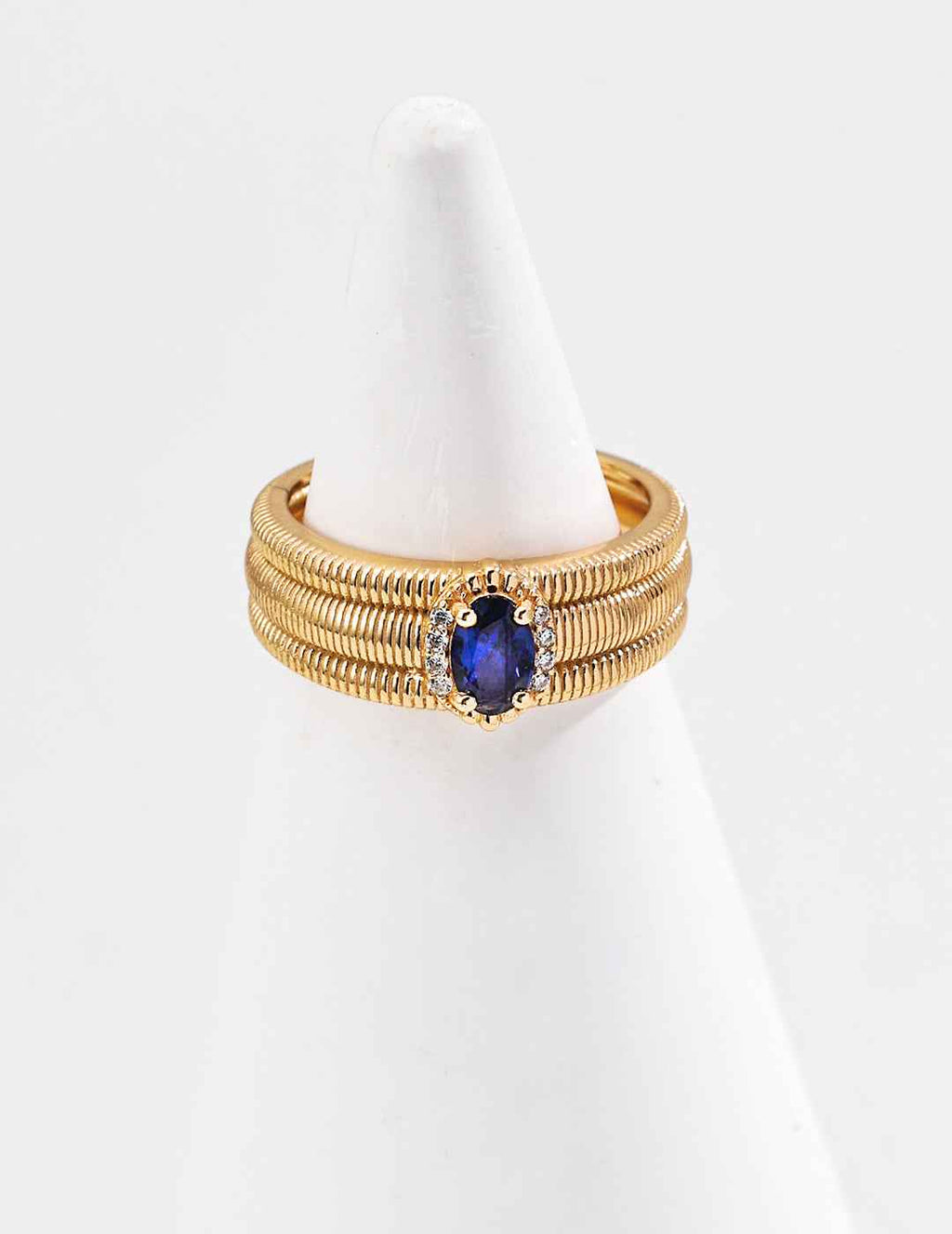 925 sterling silver ring in vintage gold