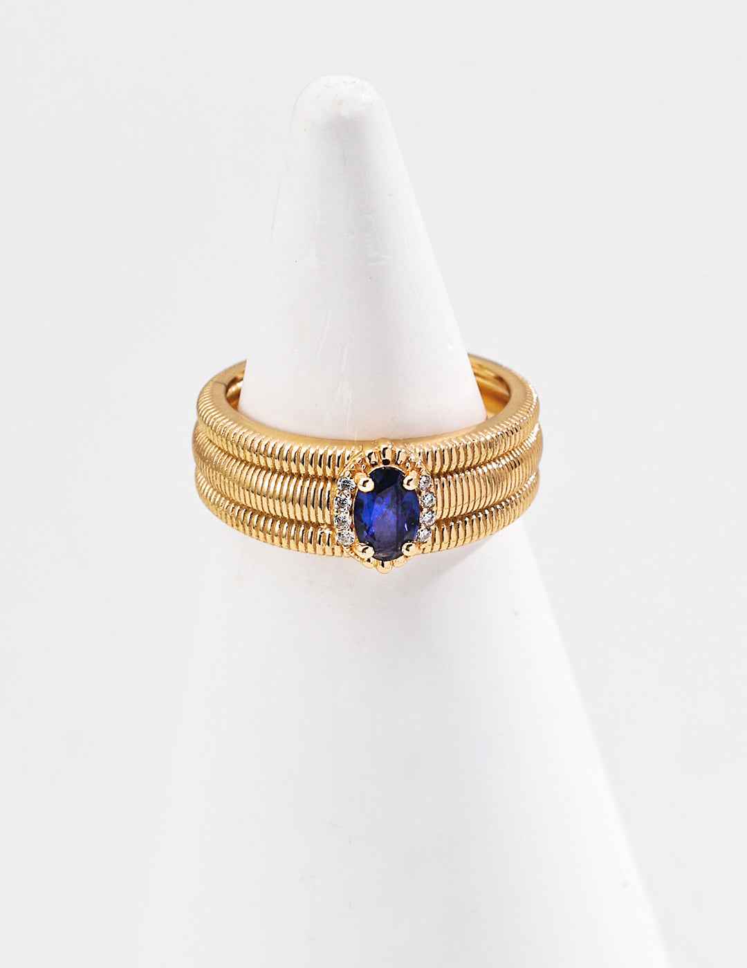 925 sterling silver ring in vintage gold