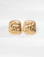 925 sterling silver earrings, front view