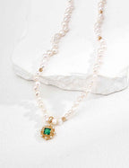 Close-up of 925 sterling silver necklace