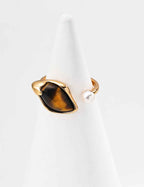 925 sterling silver ring worn on model