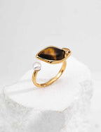 925 sterling silver ring, front view