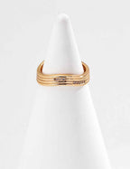 925 sterling silver ring in vintage gold