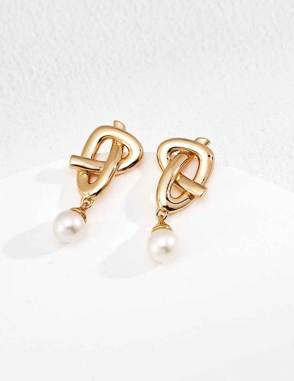 925 sterling silver drop earrings, front view