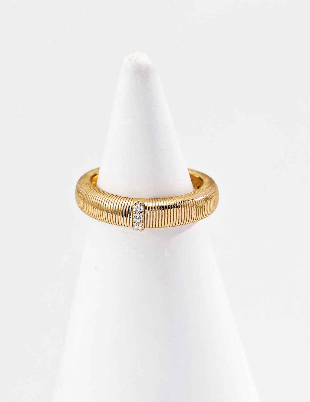 925 sterling silver ring in vintage gold