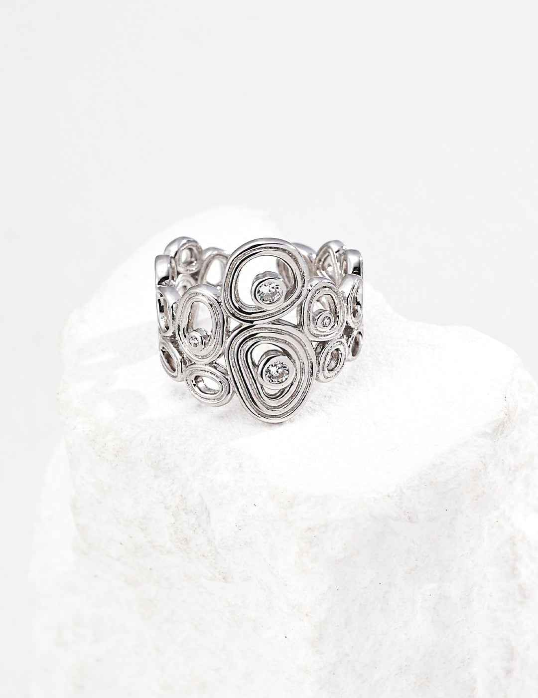 925 sterling silver ring in silver