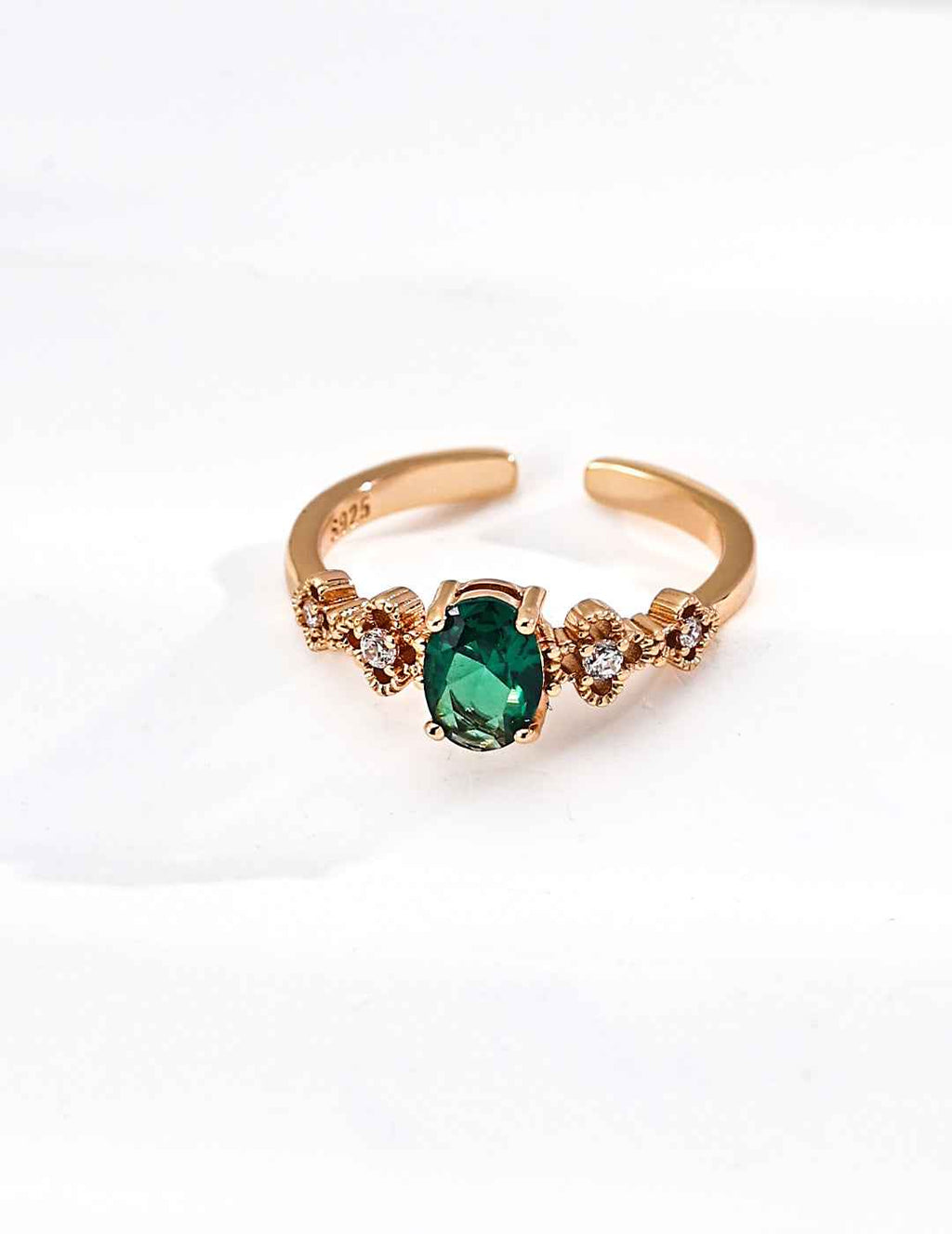 925 sterling silver ring, front view