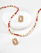 925 sterling silver necklace, side view