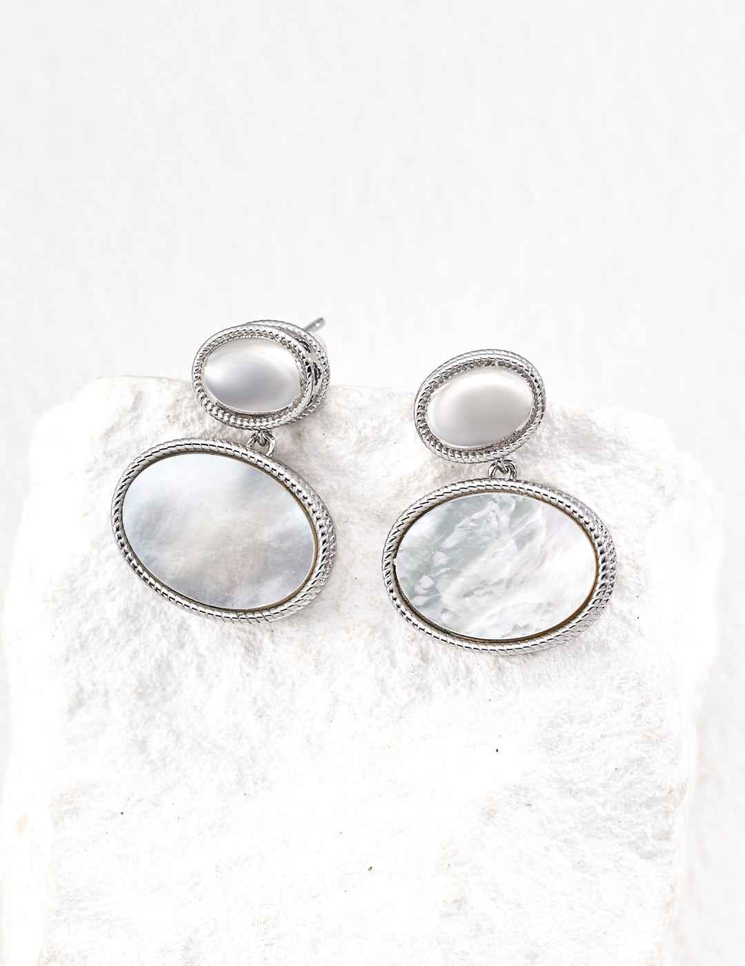 925 sterling silver drop earrings in silver