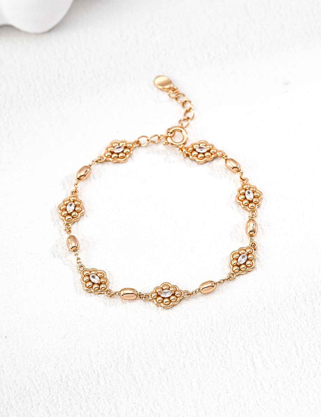 925 sterling silver cubic zirconia link bracelet, silver tone version