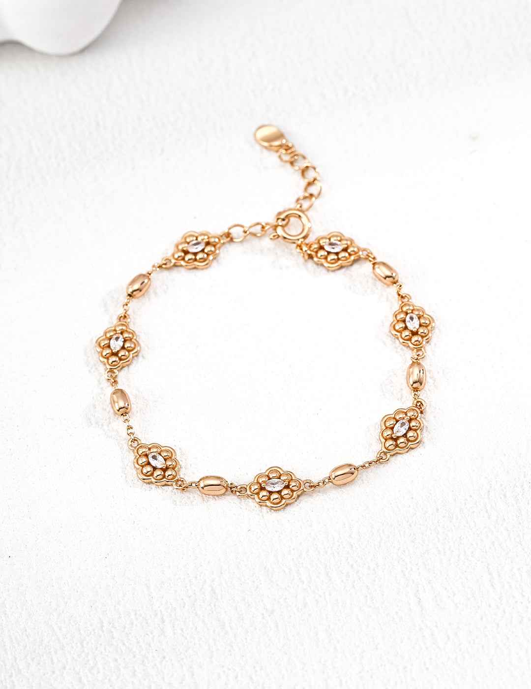 925 sterling silver cubic zirconia link bracelet, silver tone version