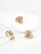 925 sterling silver stud earrings, view 5