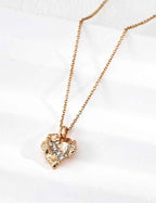 925 sterling silver necklace, front view