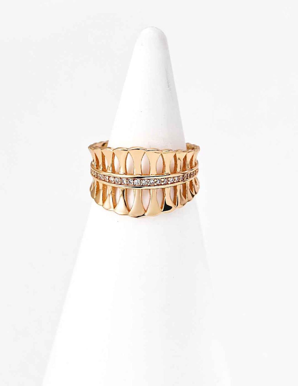 925 sterling silver ring in vintage gold
