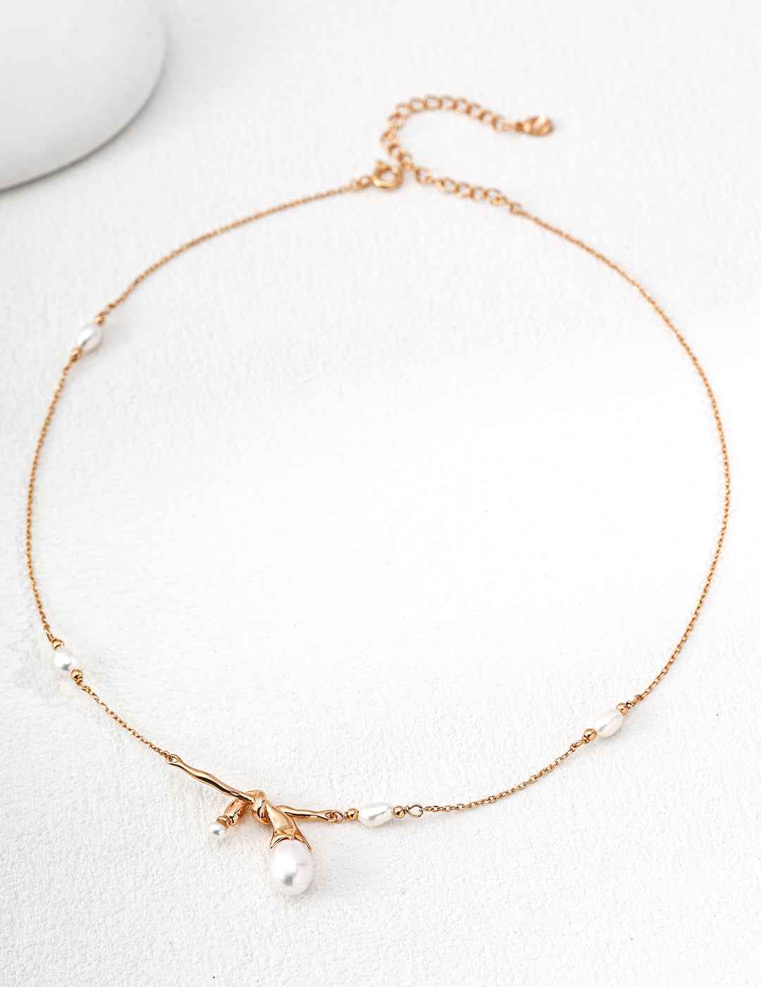925 sterling silver necklace worn on model