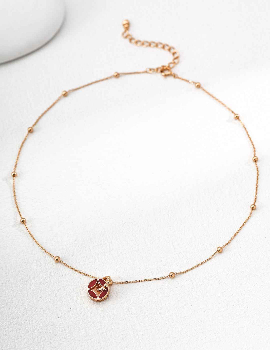 925 sterling silver pendant necklace worn on model