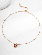 925 sterling silver pendant necklace worn on model