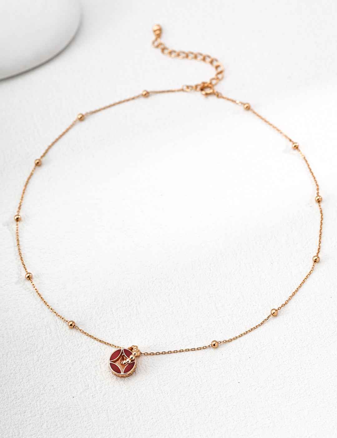 925 sterling silver pendant necklace worn on model