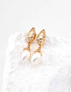 925 sterling silver drop earrings in vintage gold