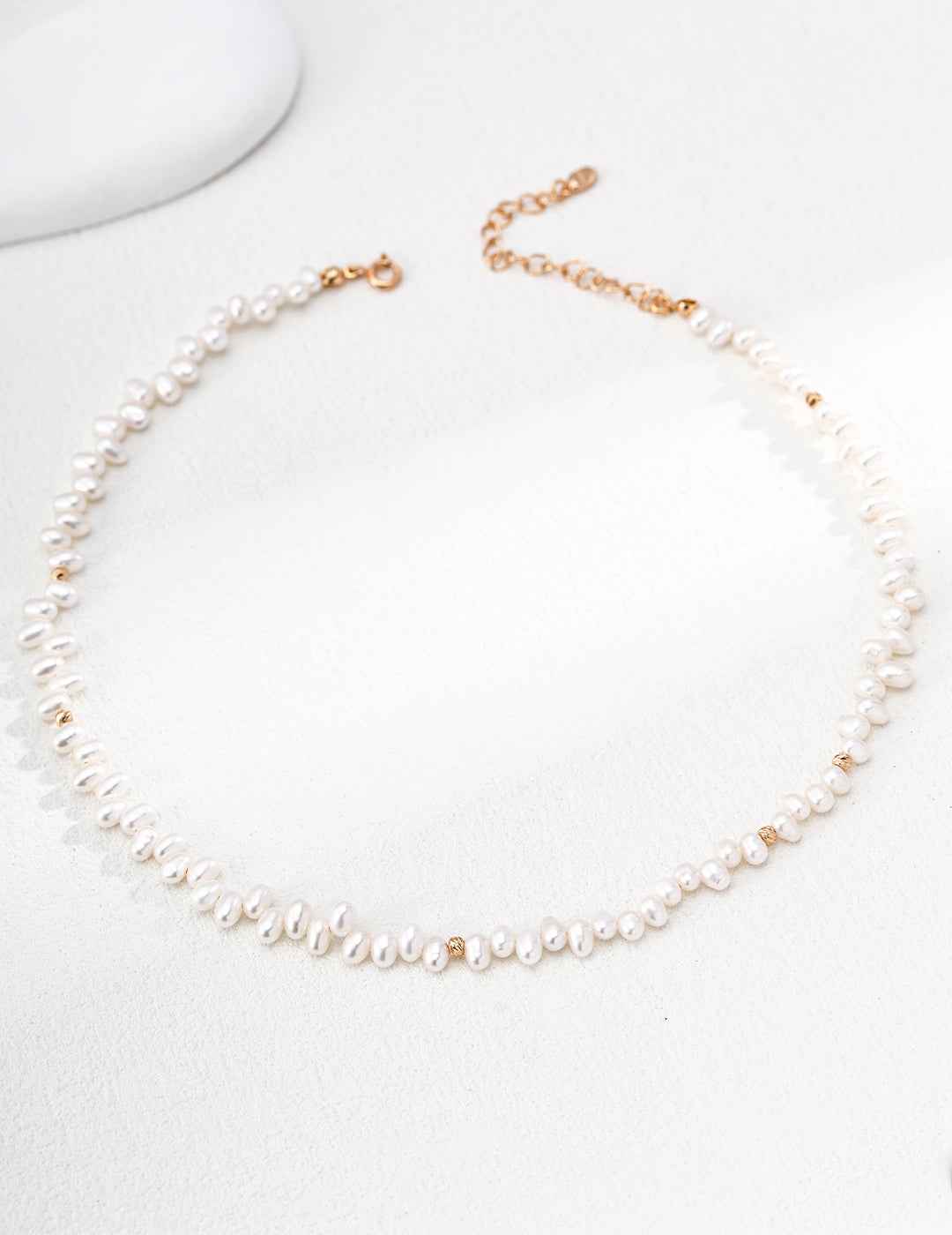 Close-up of 925 sterling silver necklace