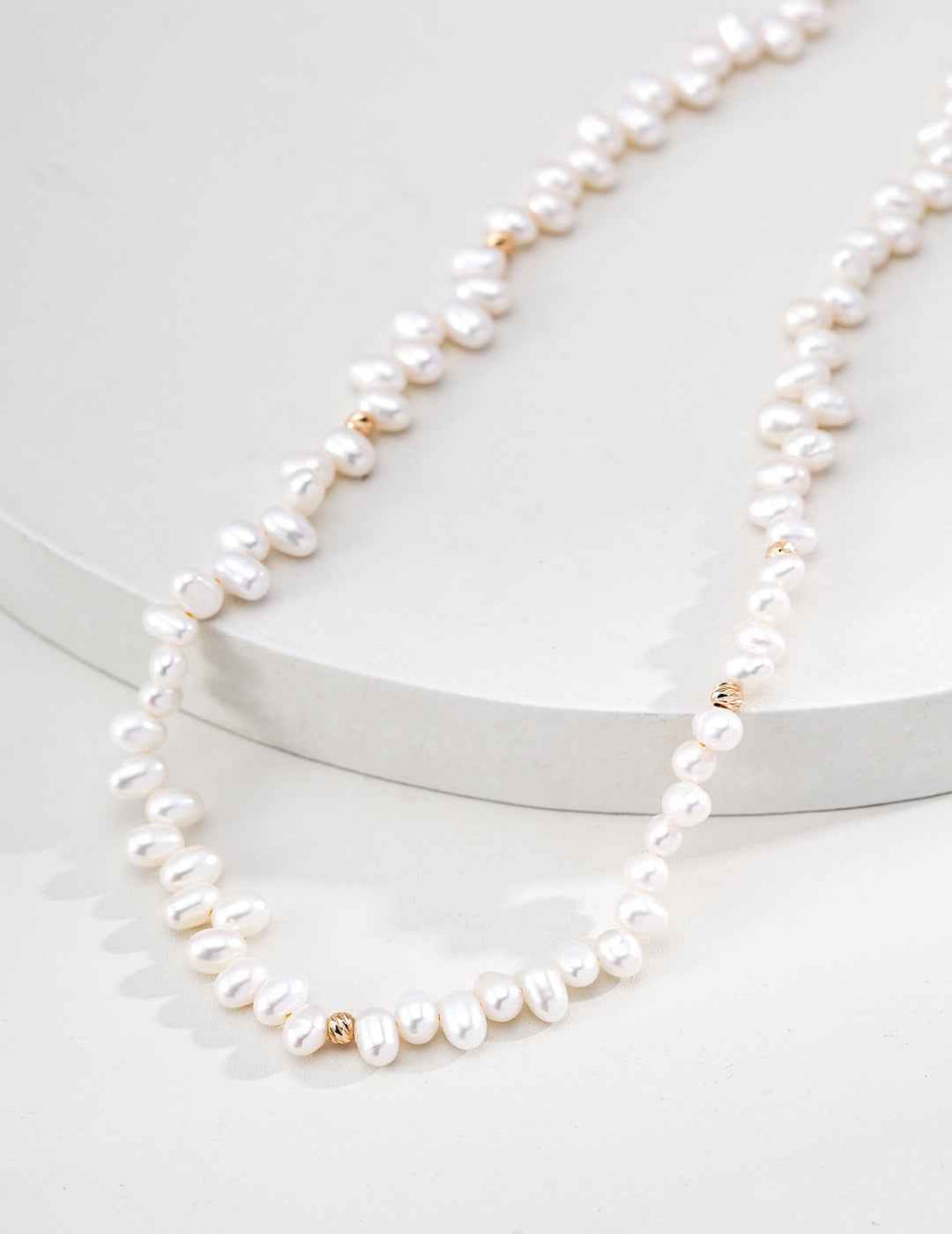 925 sterling silver necklace, side view