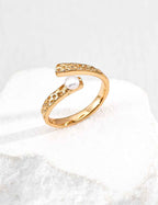 925 sterling silver ring in vintage gold