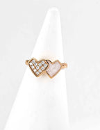 925 sterling silver ring in vintage gold