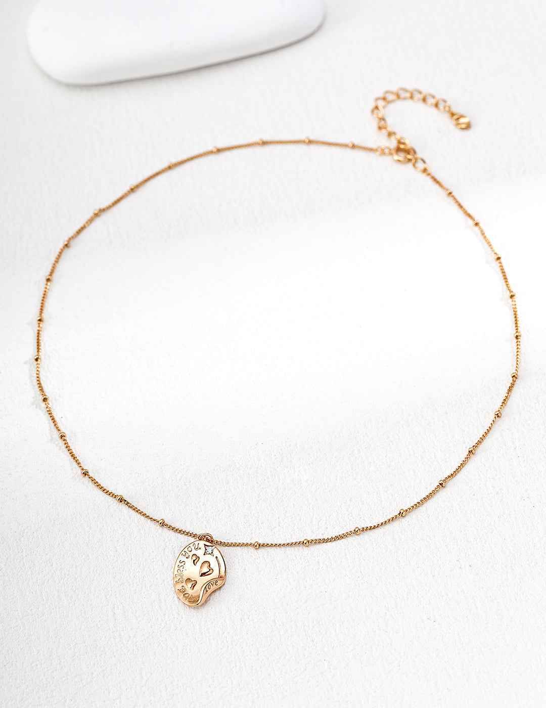 925 sterling silver pendant necklace in vintage gold