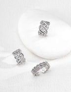 Close-up of 925 sterling silver ring